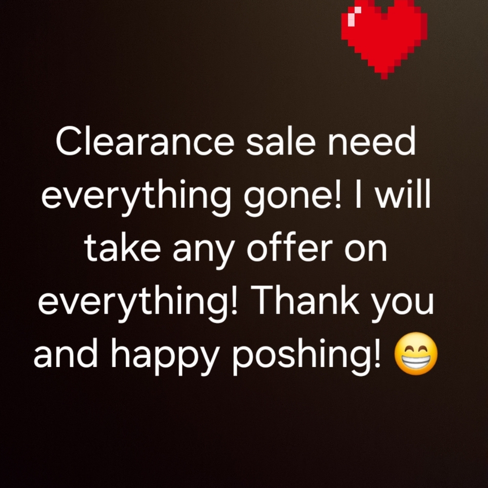 Clearance Sale!